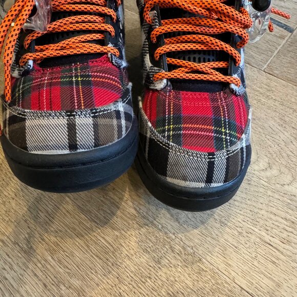 Air Jordan 5 Retro Plaid limited Sneakers Multicolor Black/Orange Size 4 - Picture 6 of 13